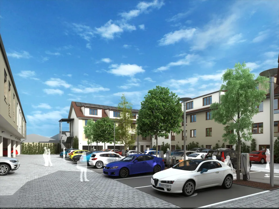 EKOCITY Písnice — denní pohled na areál