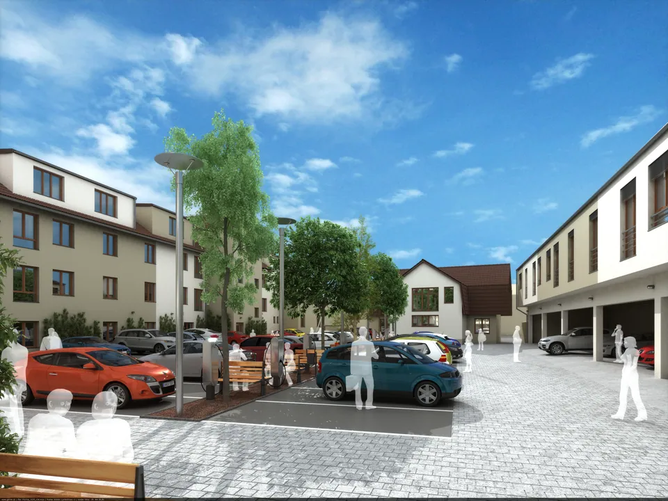 EKOCITY Písnice — denní pohled na areál