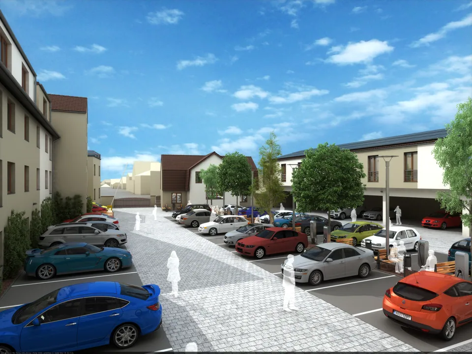 EKOCITY Písnice — denní pohled na areál