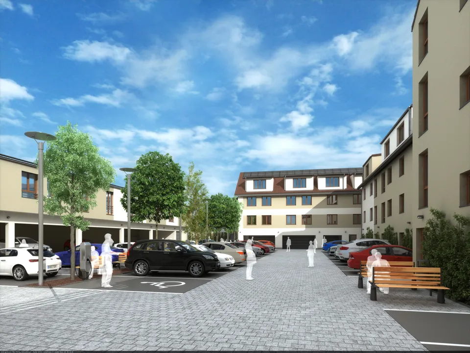 EKOCITY Písnice — denní pohled na areál